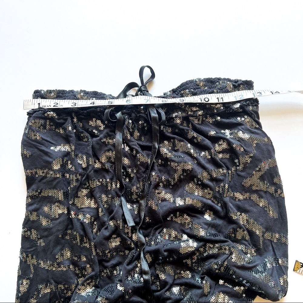 Vanita Rosa Paris Luxe Midnight Sky Sequin Dress / Halter / Resort Cover-up S - Picture 10 of 14